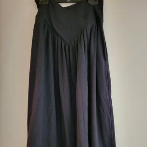 Black Flowy Skirt Vintage Que Pasa by Chryssa M